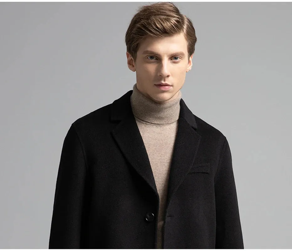 100% Pure Cashmere Wool Turtleneck Sweater