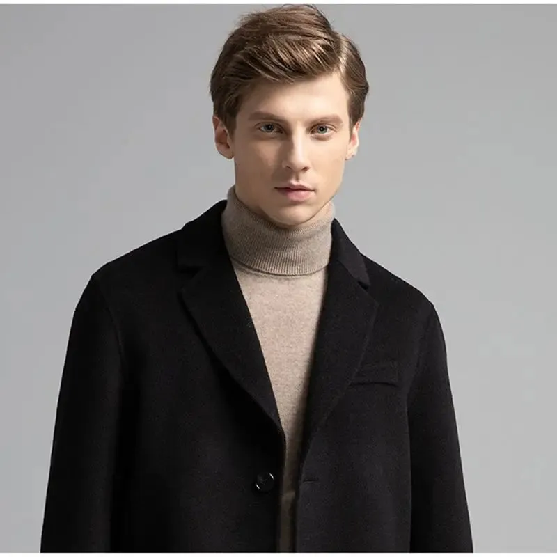 100% Pure Cashmere Wool Turtleneck Sweater