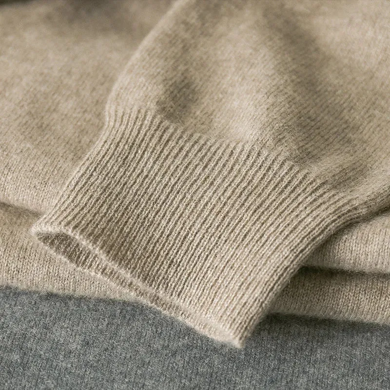 100% Pure Cashmere Wool Turtleneck Sweater
