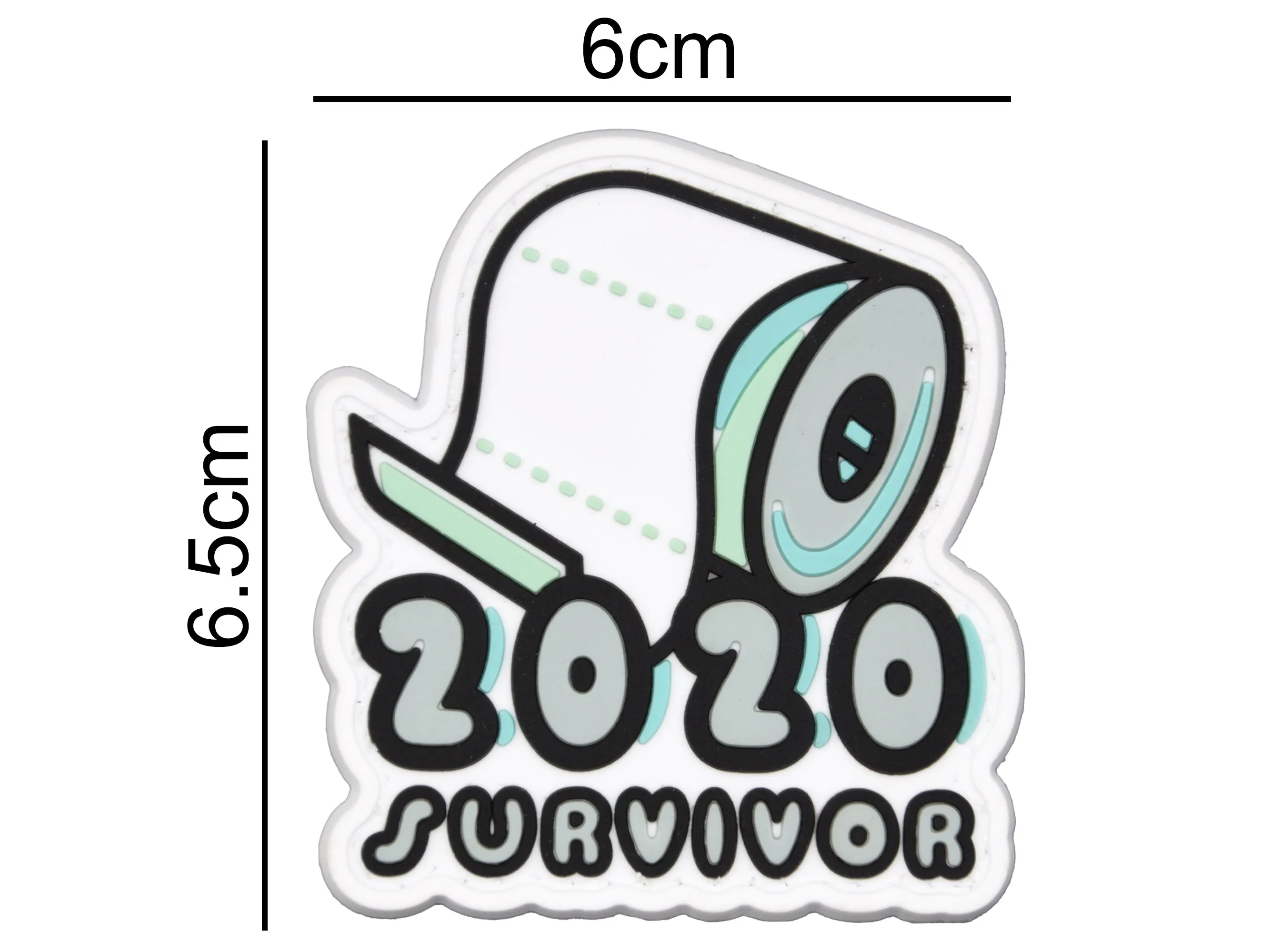 2020 Survivor Patch White