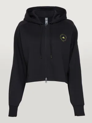 Adidas By Stella Mccartney Sportswear Cropped Hoodie - Black