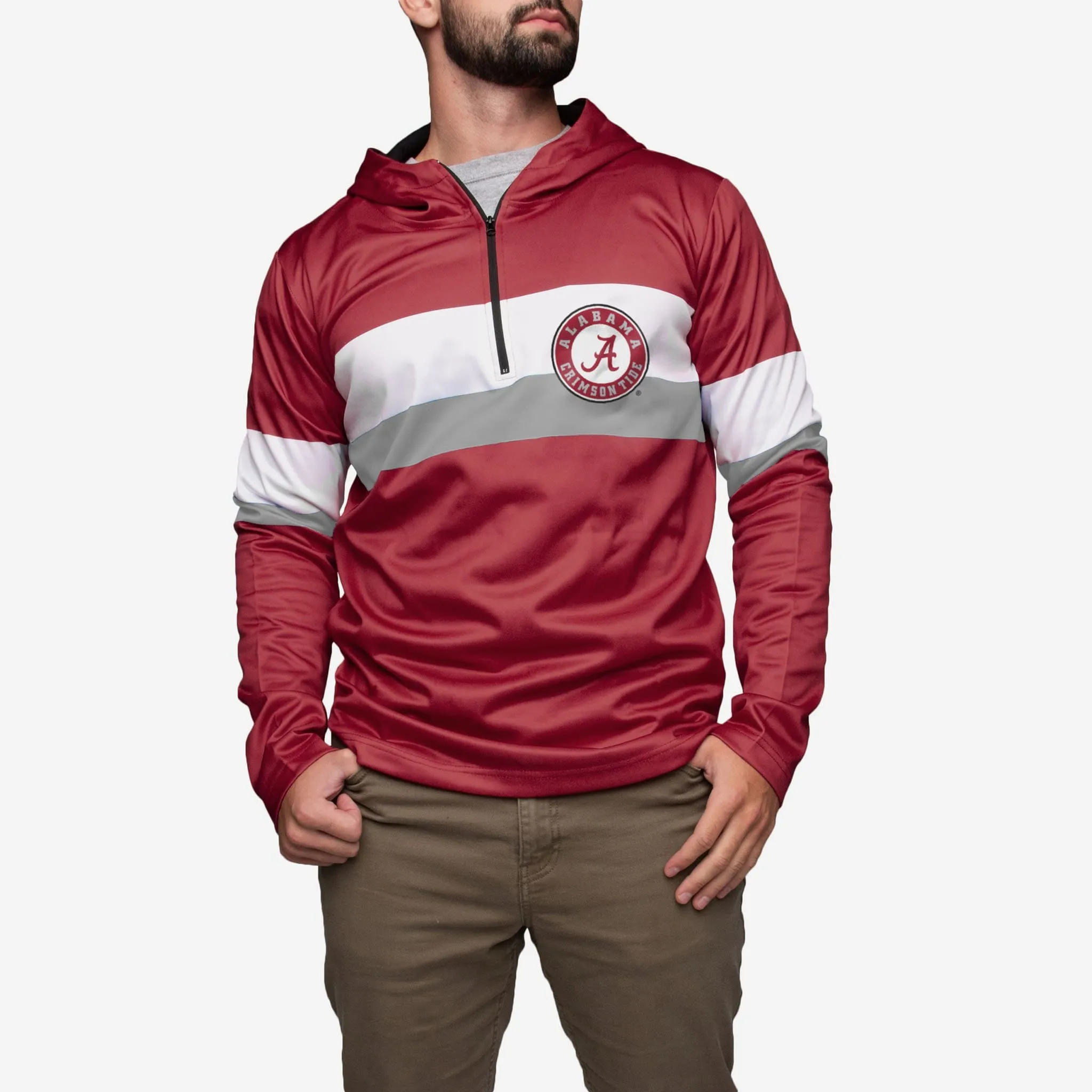 Alabama Crimson Tide Quarter Zip Hoodie