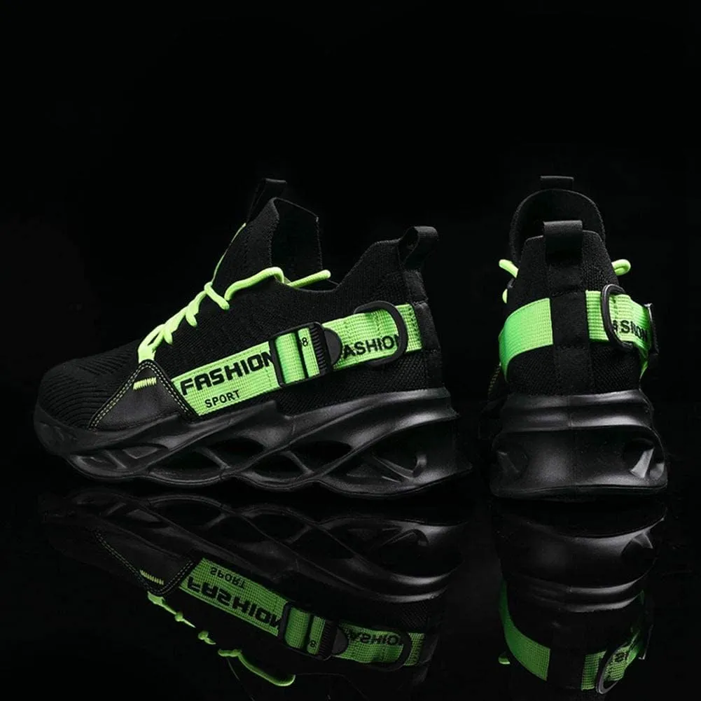 BORAMAX Men Sport Running Shoes Athletic Sneakers Walking Shoe for Men Mesh Breathable Outdoor Non-Slip Shoes Basketball Shoe
