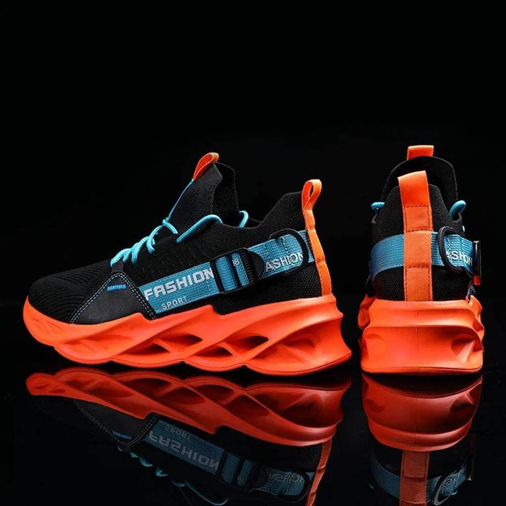 BORAMAX Men Sport Running Shoes Athletic Sneakers Walking Shoe for Men Mesh Breathable Outdoor Non-Slip Shoes Basketball Shoe