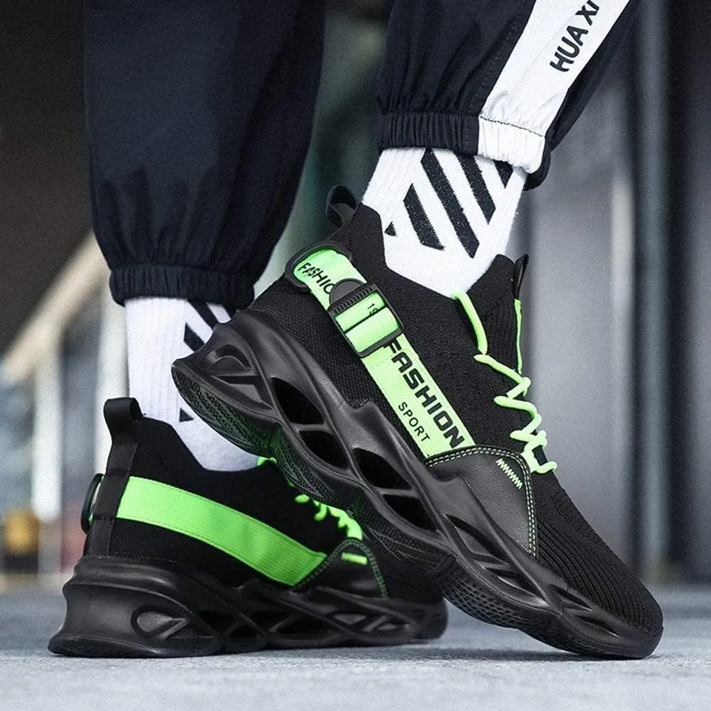 BORAMAX Men Sport Running Shoes Athletic Sneakers Walking Shoe for Men Mesh Breathable Outdoor Non-Slip Shoes Basketball Shoe