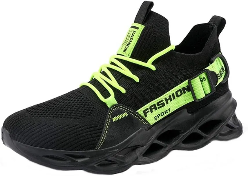 BORAMAX Men Sport Running Shoes Athletic Sneakers Walking Shoe for Men Mesh Breathable Outdoor Non-Slip Shoes Basketball Shoe