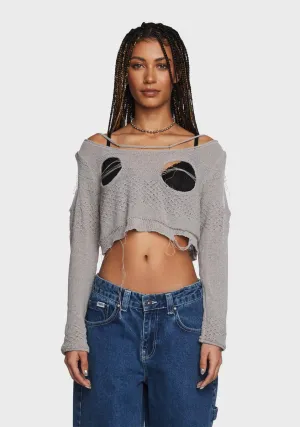 Breakin' The Mold Distressed Sweater