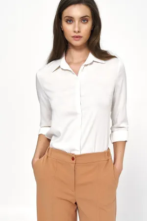 Chic Long Sleeve Knife Blouse