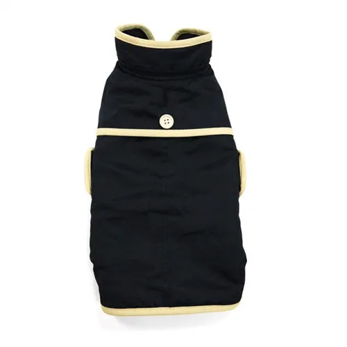 Classic Trench Coat For Dogs - Black