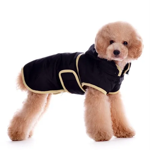 Classic Trench Coat For Dogs - Black