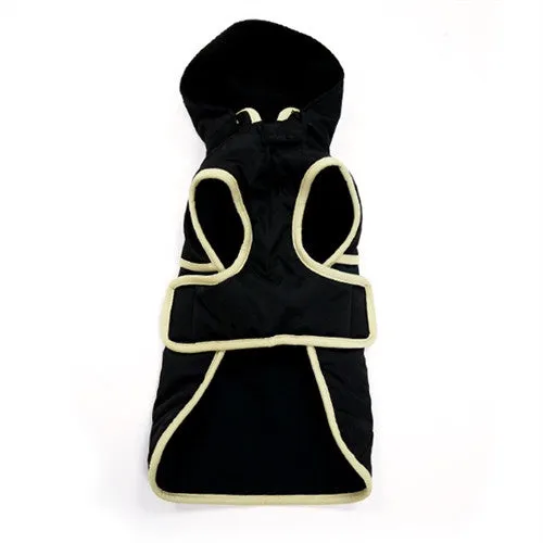 Classic Trench Coat For Dogs - Black
