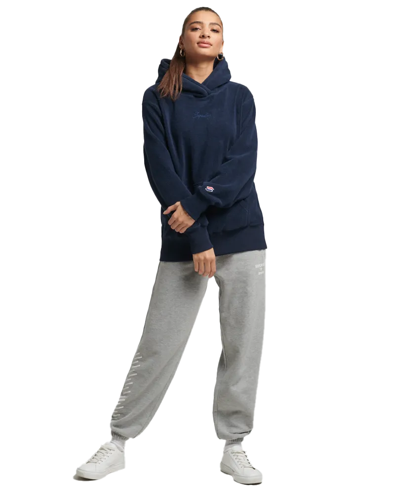 Code SL Fleece OS Hoodie in Deep Navy