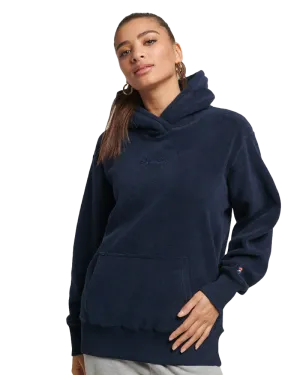 Code SL Fleece OS Hoodie in Deep Navy
