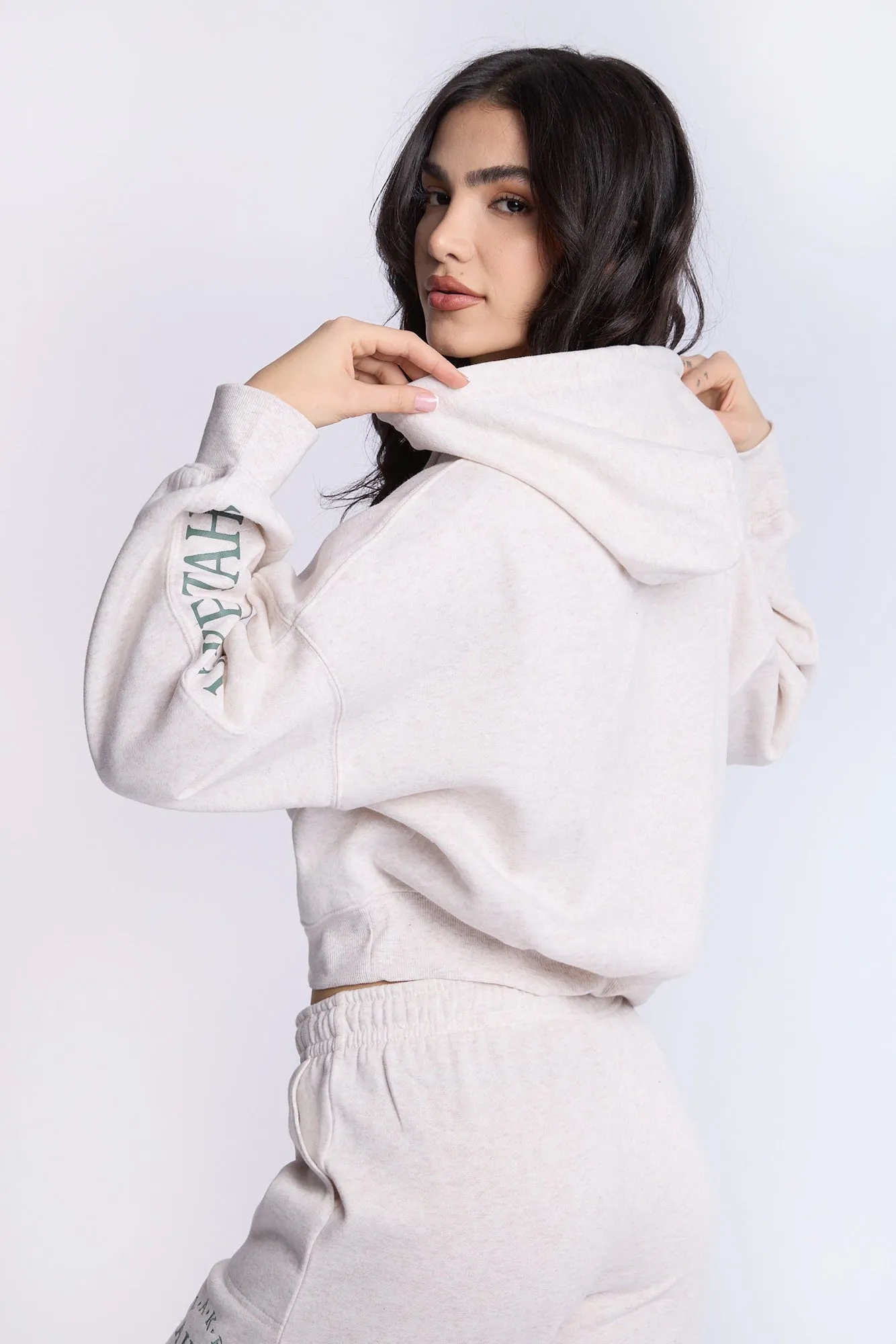Cropped Popover Hoodie