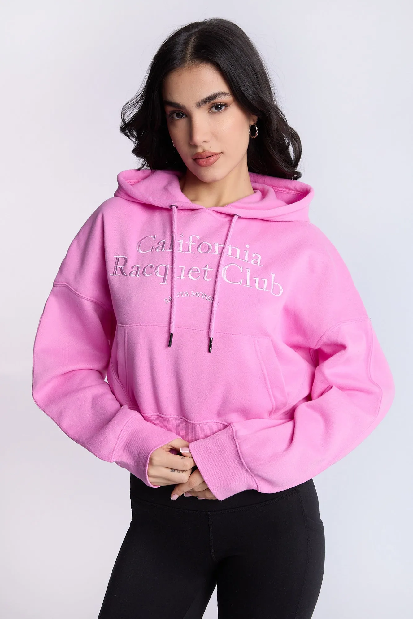 Cropped Popover Hoodie