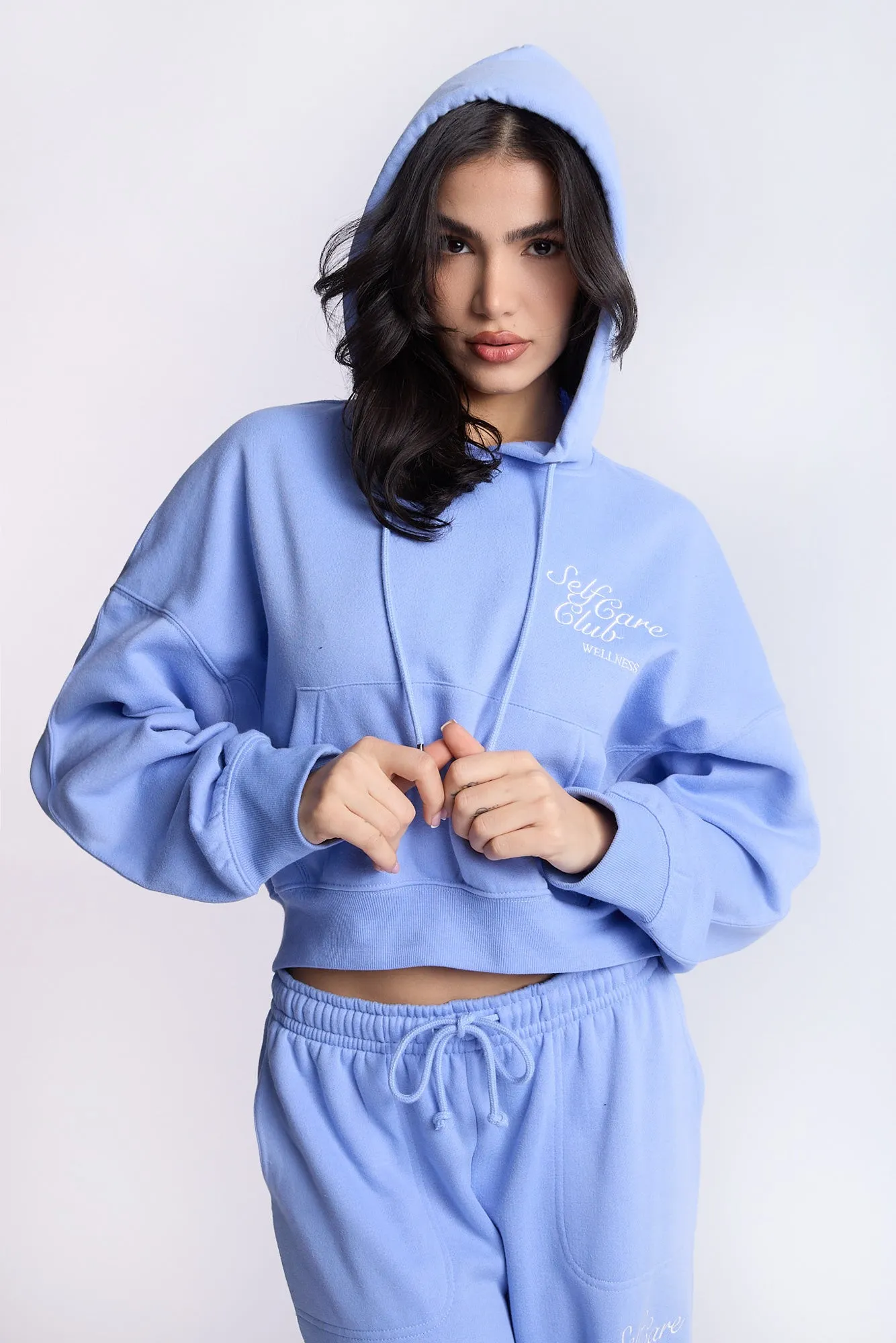 Cropped Popover Hoodie