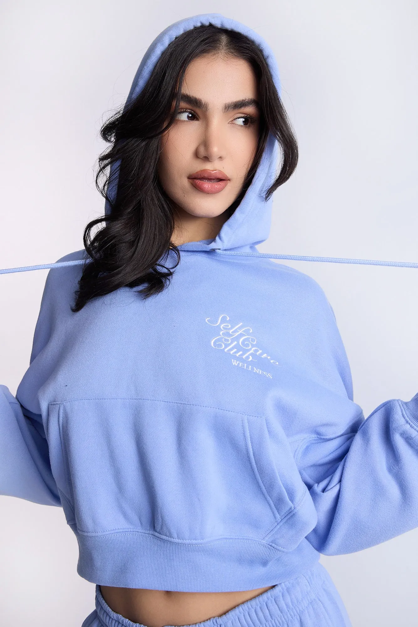 Cropped Popover Hoodie