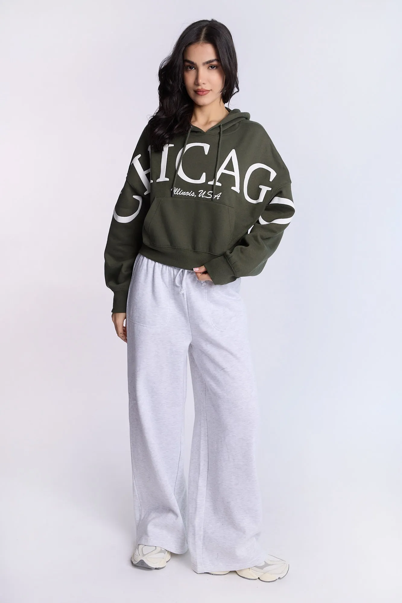Cropped Popover Hoodie