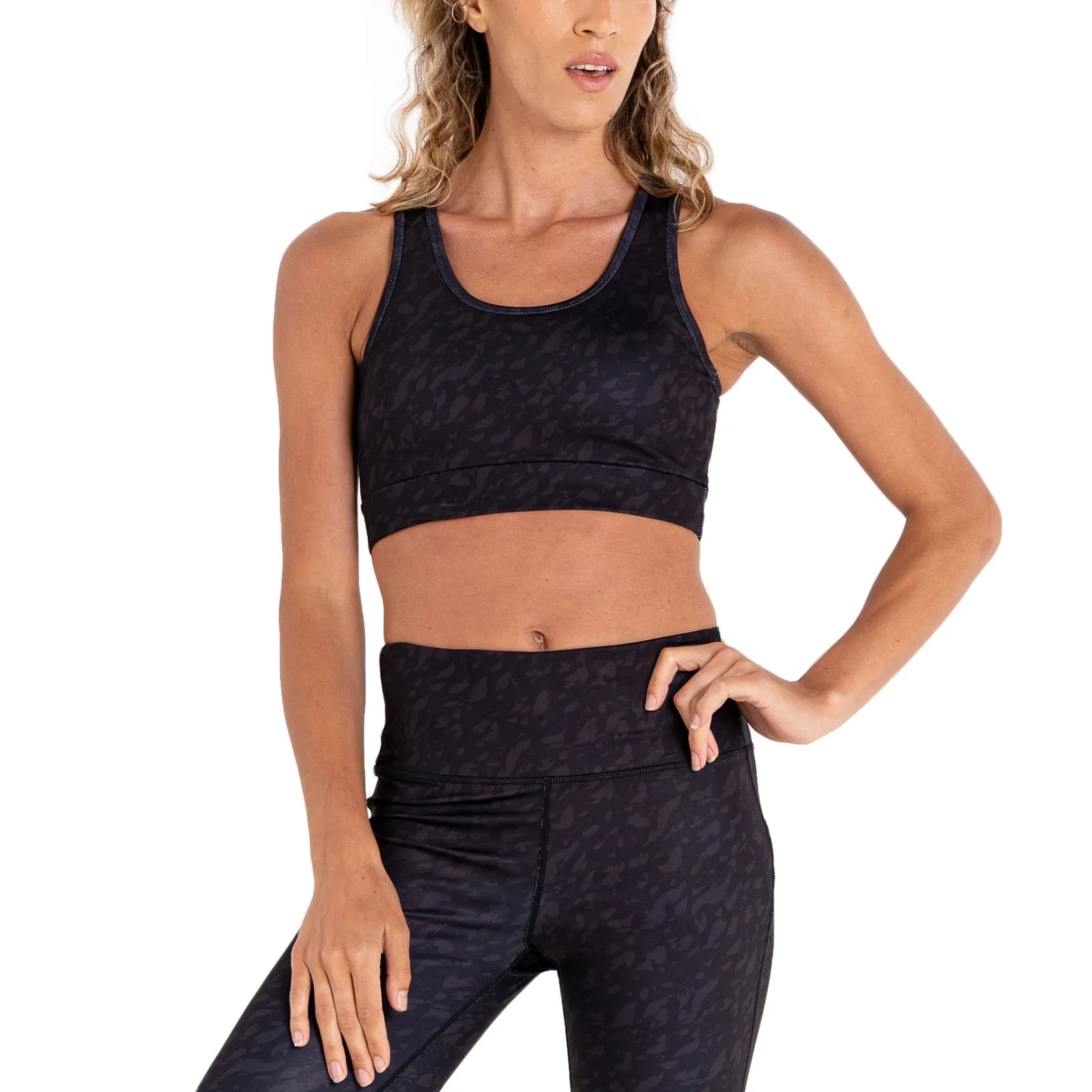 Dare 2b Womens Swift Printed Gym Running  Sports Bra