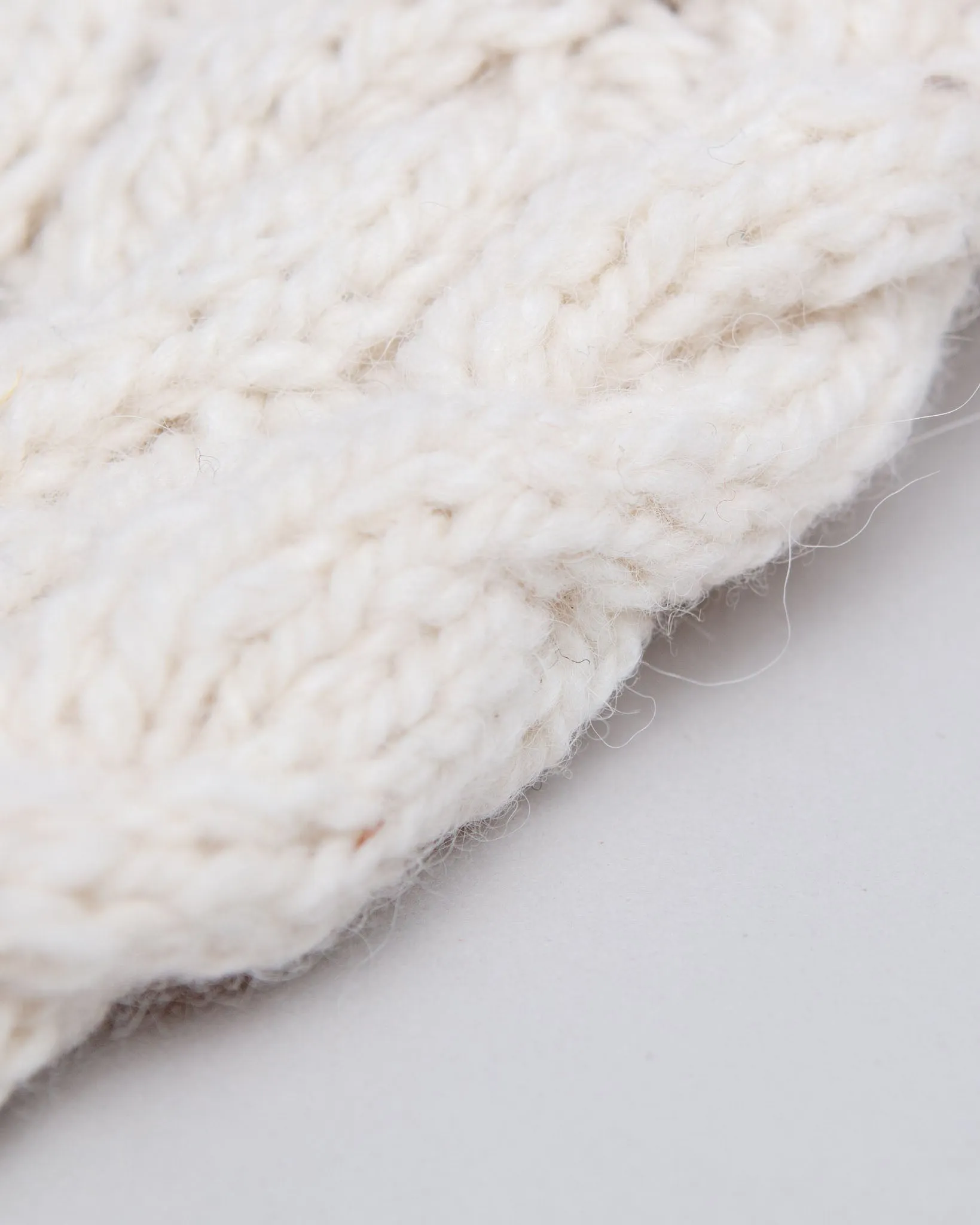 Downtown Roll Neck Dog Sweater in Natural