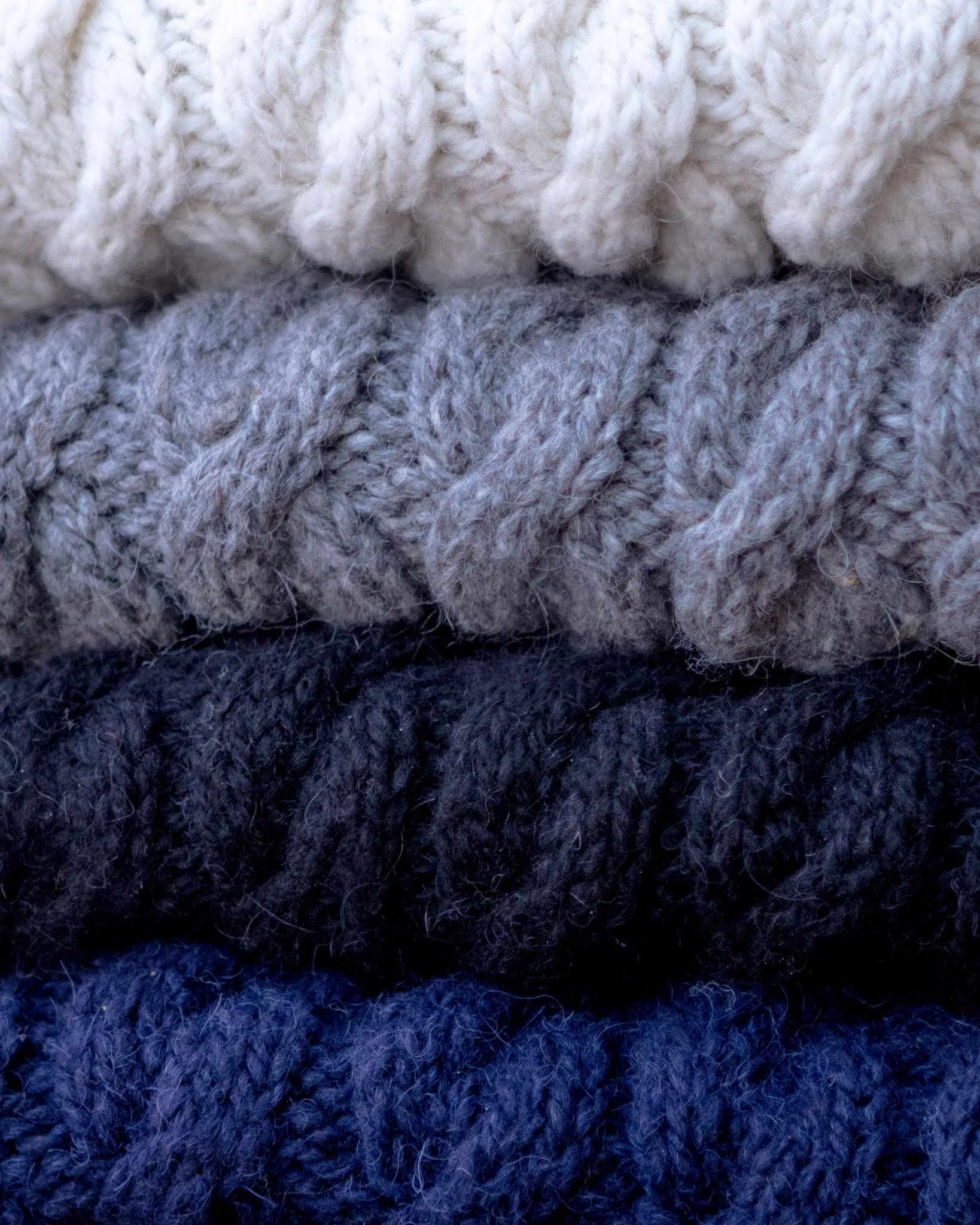 Downtown Roll Neck Dog Sweater in Natural