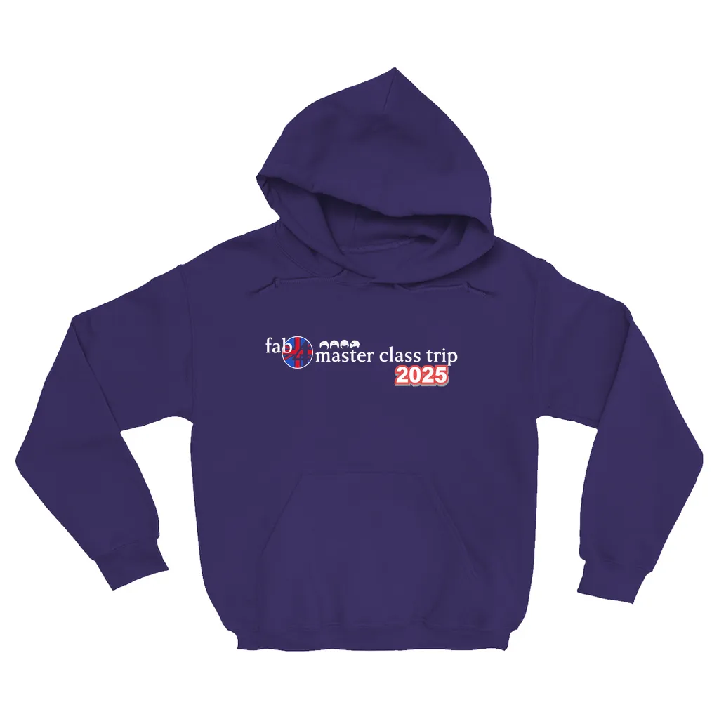 Fab Four Master Class Trip 2025 Hoodie (White Logo)