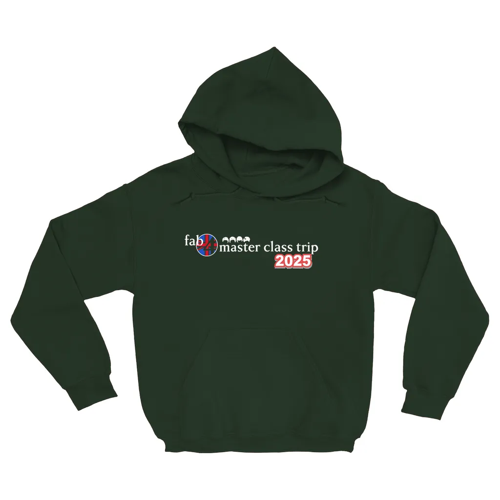 Fab Four Master Class Trip 2025 Hoodie (White Logo)