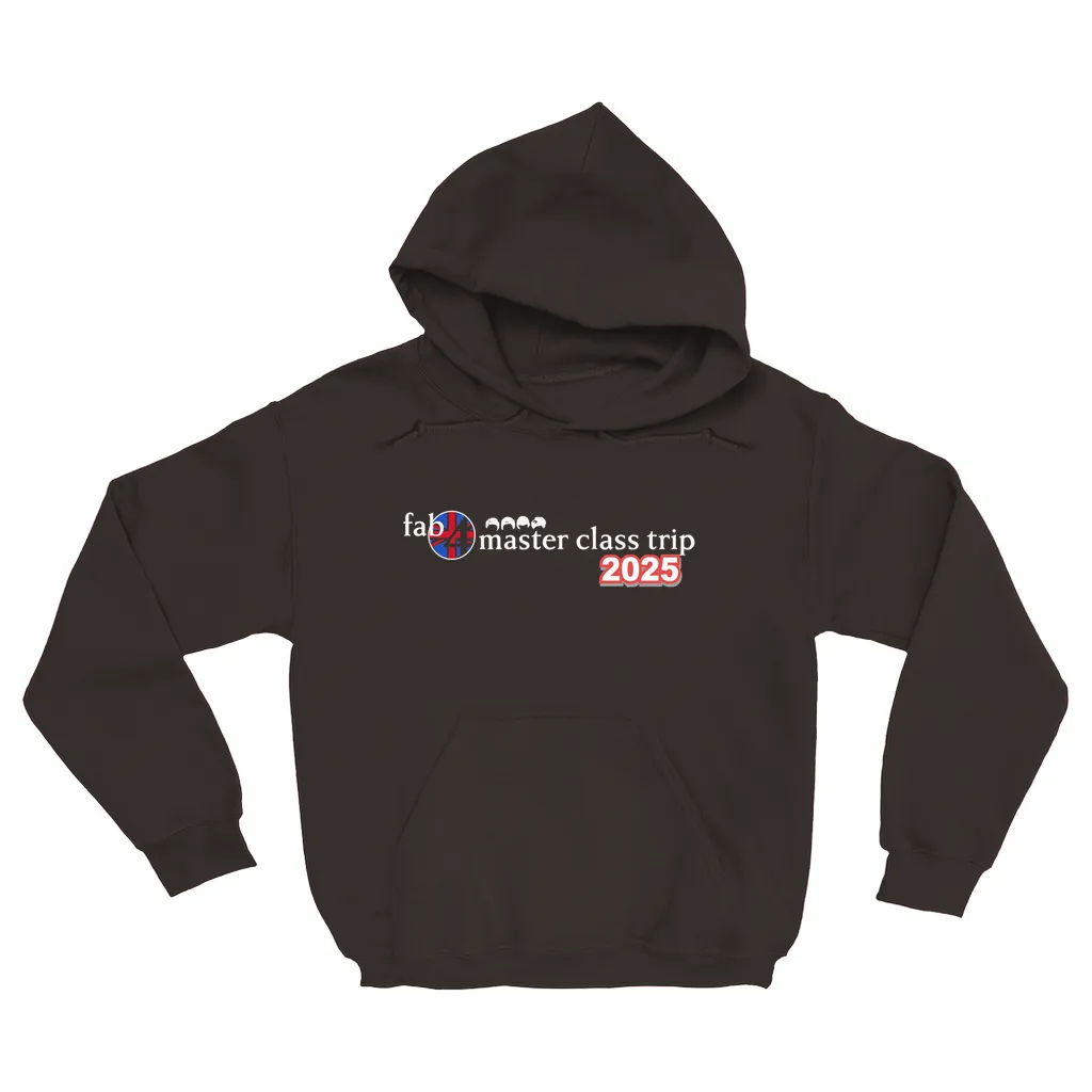 Fab Four Master Class Trip 2025 Hoodie (White Logo)
