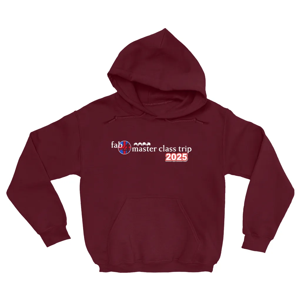 Fab Four Master Class Trip 2025 Hoodie (White Logo)