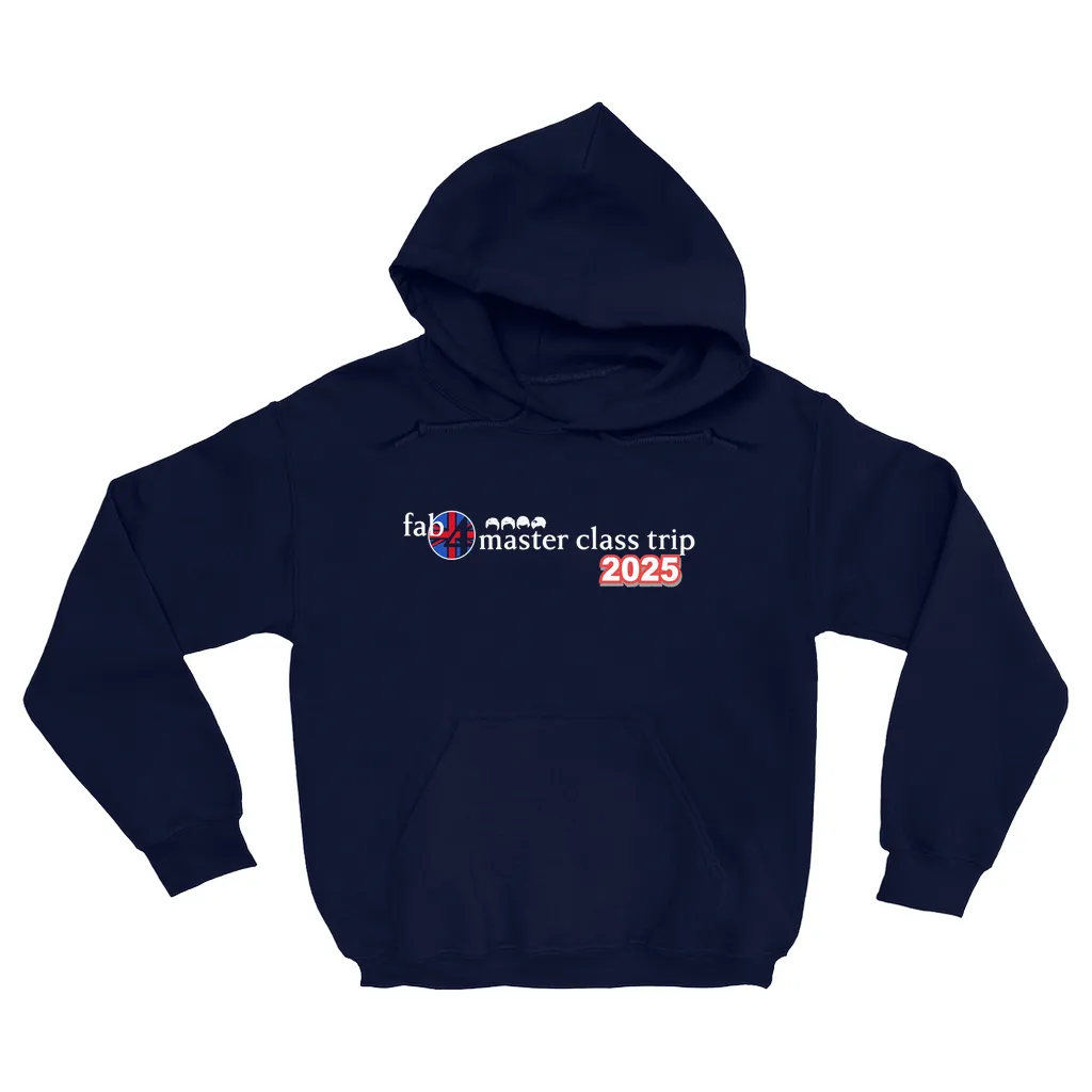 Fab Four Master Class Trip 2025 Hoodie (White Logo)