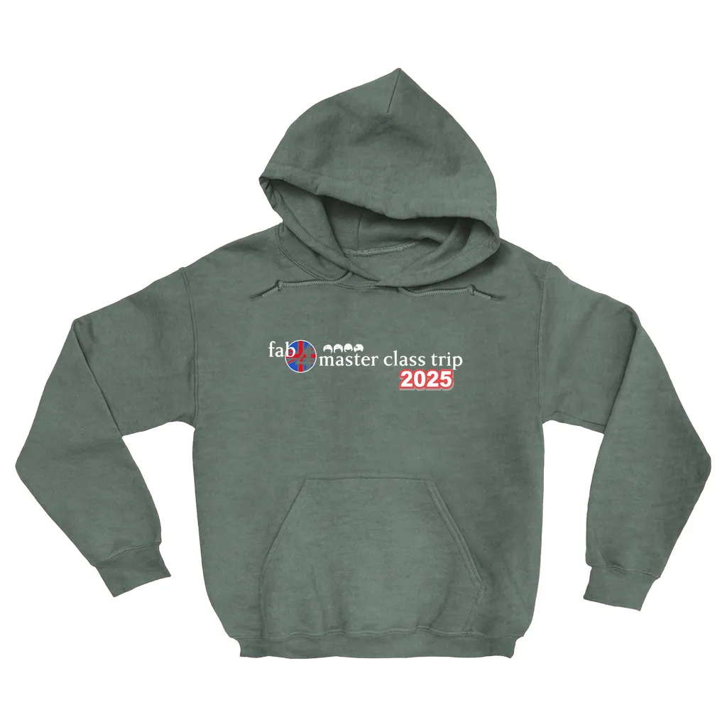 Fab Four Master Class Trip 2025 Hoodie (White Logo)