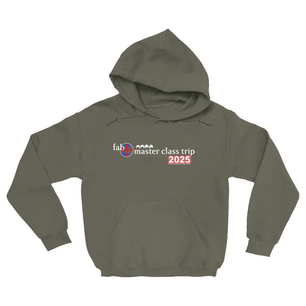 Fab Four Master Class Trip 2025 Hoodie (White Logo)