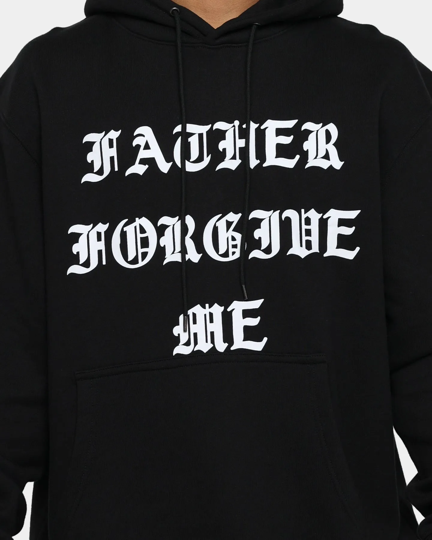 Father Forgive Me Father Forgive Me Hoodie Black