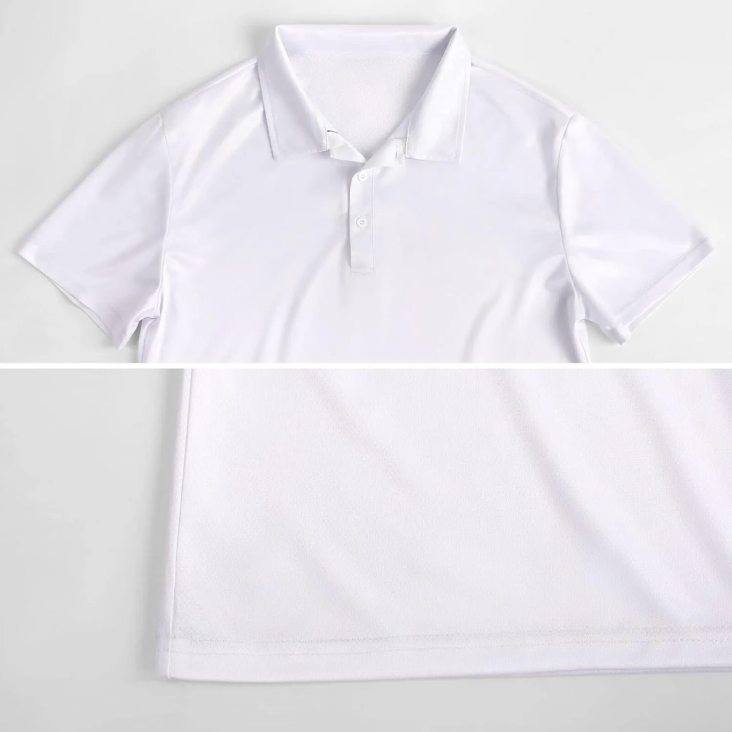 Fibonacci on A Nautilus Shell Mens Polo Shirts Quick Dry Short Sleeve T-shirts Slim Tennis Collared Tees Tops