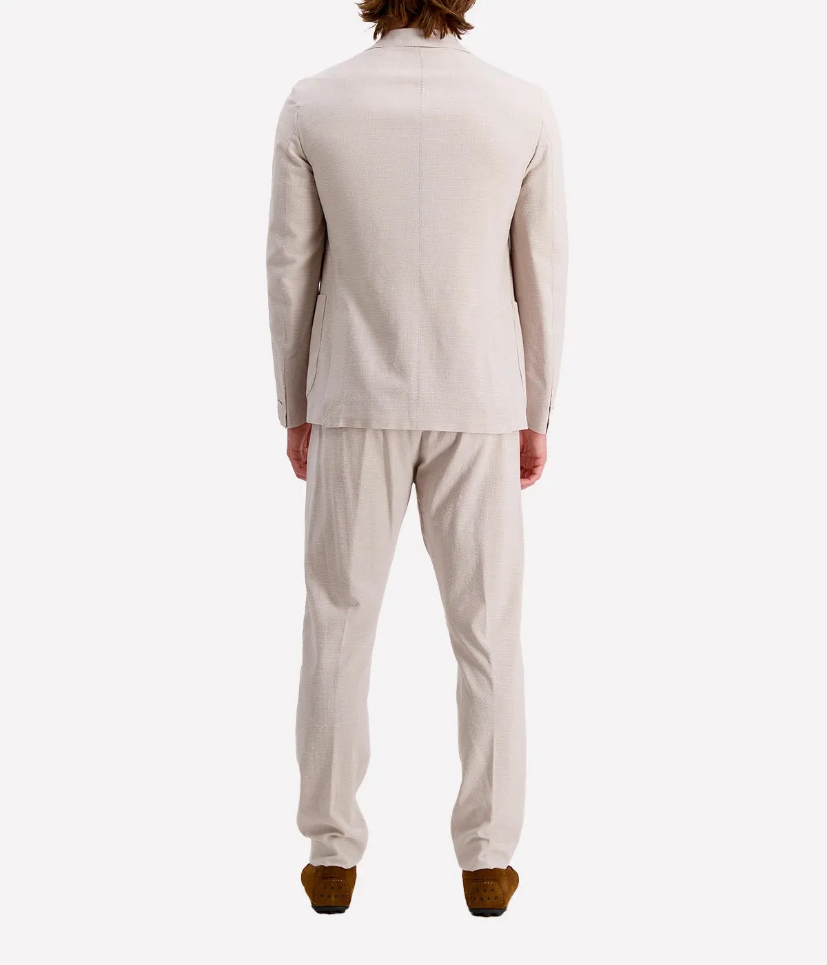 *FINAL SALE* Single Breasted Deconstructed Soft Jacket in Sand