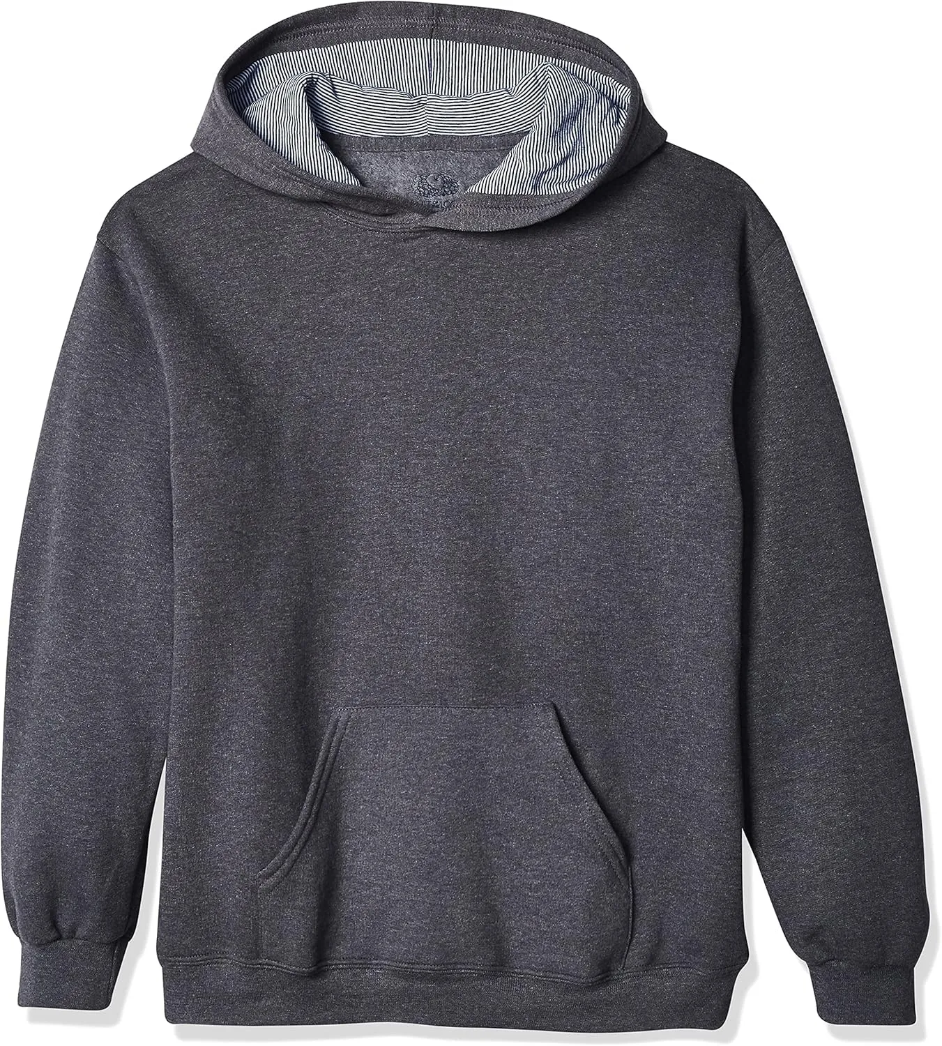 Fruit of the Loom Boys' Fleece Sweatshirts, Hoodies, Sweatpants & Joggers, Pullover-Charcoal Heather, Medium
