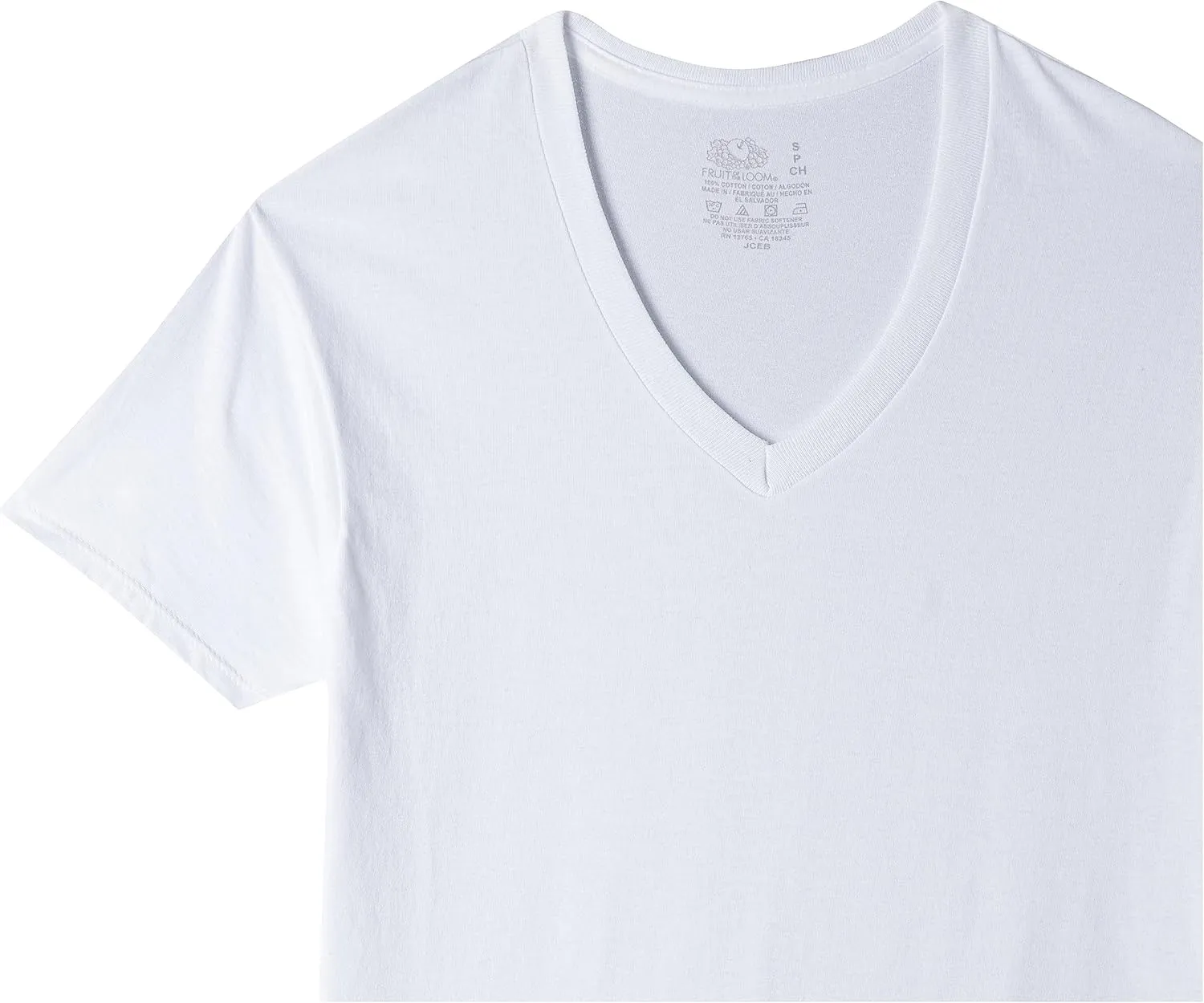Fruit of the Loom Men's V-Neck T-Shirt Multipack