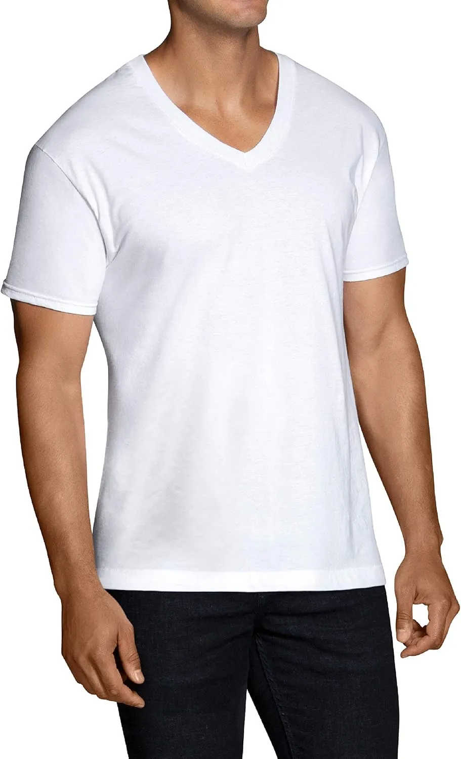 Fruit of the Loom Men's V-Neck T-Shirt Multipack