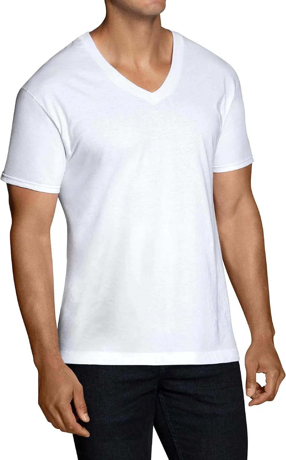 Fruit of the Loom Men's V-Neck T-Shirt Multipack