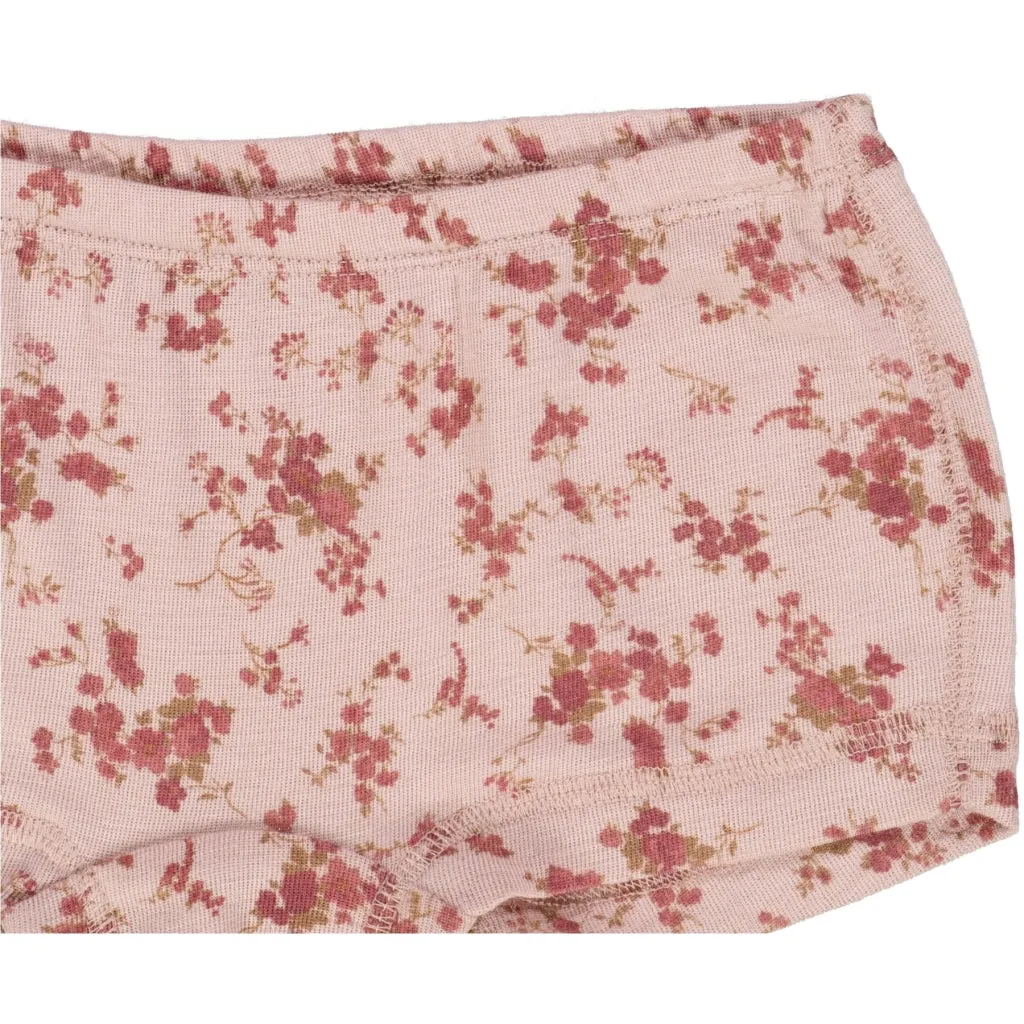 Girls Wool Panties - rose flowers