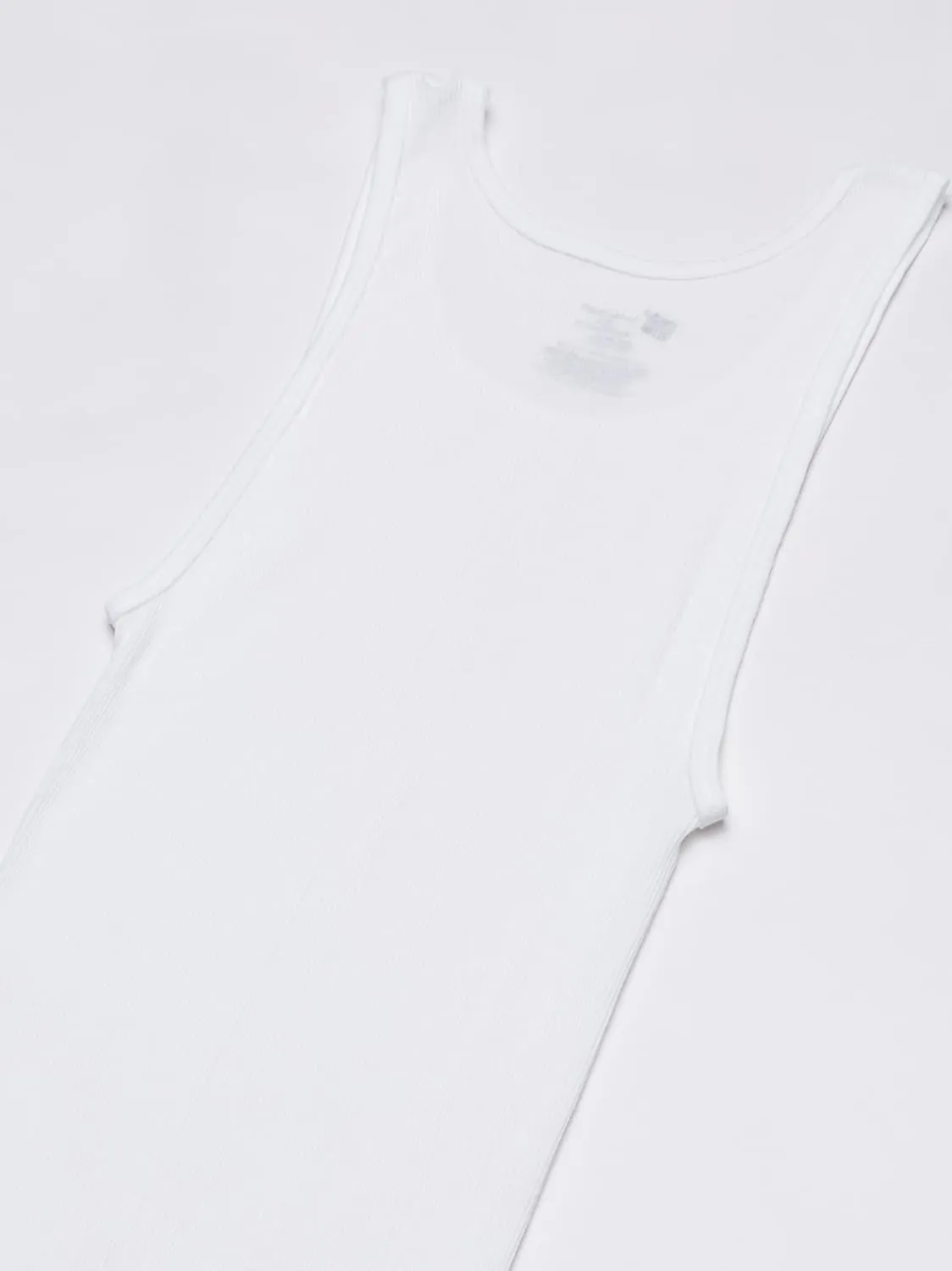 Hanes Men's FreshIQ TAGLESS ComfortSoft White Undershirt 6-Pack (White)