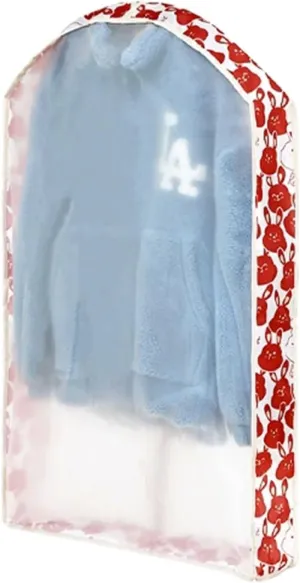 Hanging Garment Bag, Clothes Cover, Fully Enclosed and Dustproof, Transparent Front for Viewing, Suitable for Coats, Jackets, Hoodies