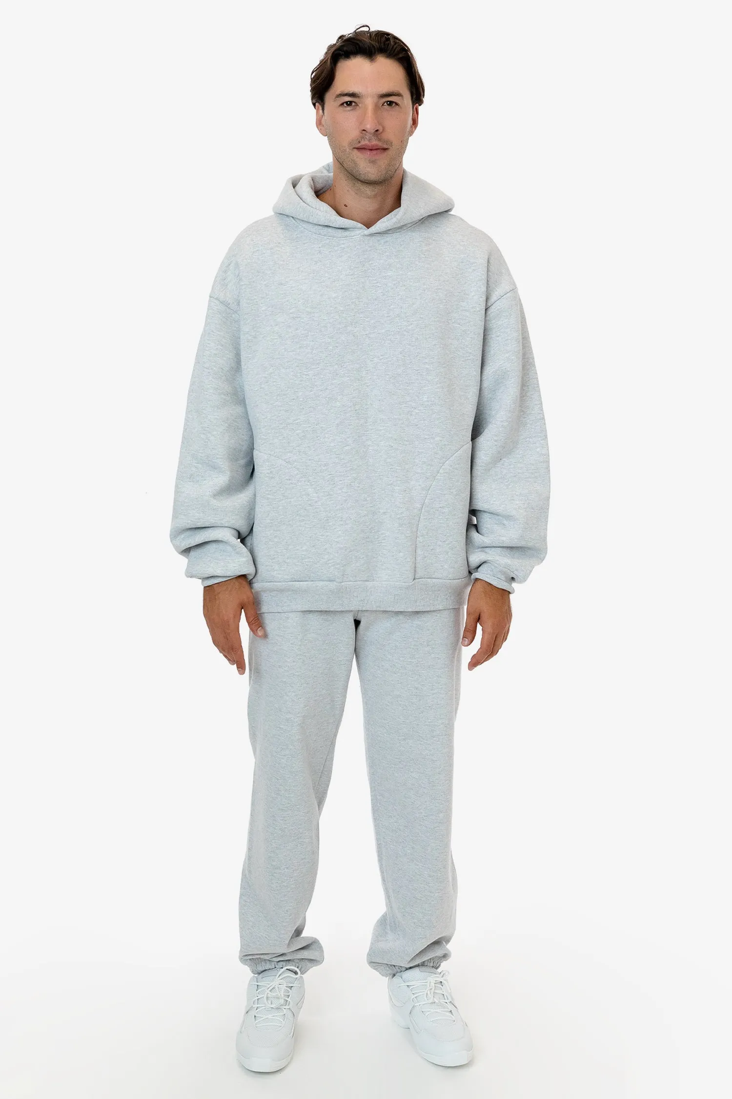 HFX409 - Heavy Fleece Wide Hoodie (Piece Dye)