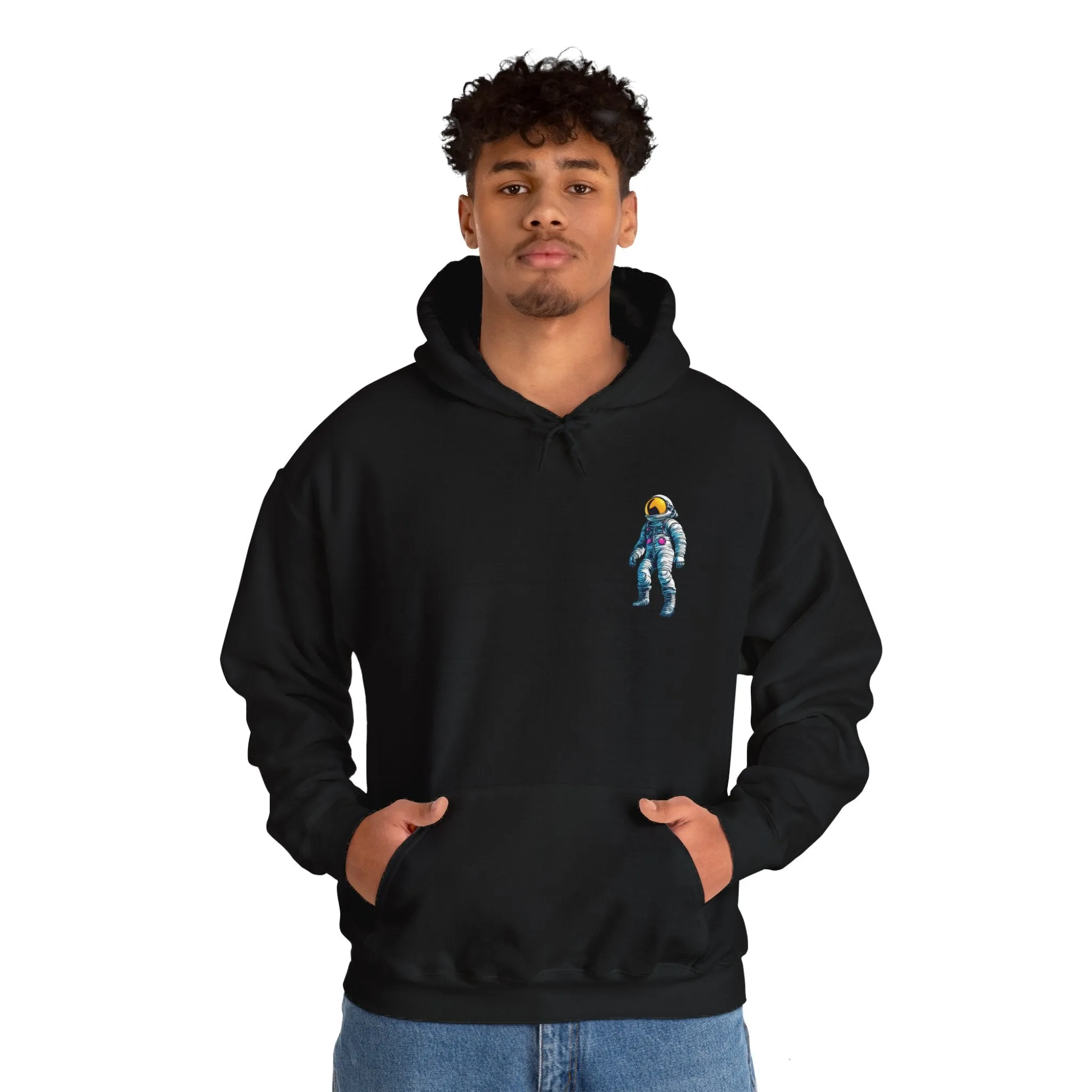 Just Jump Astronaut Spaceart Sci-Fi Hoodie