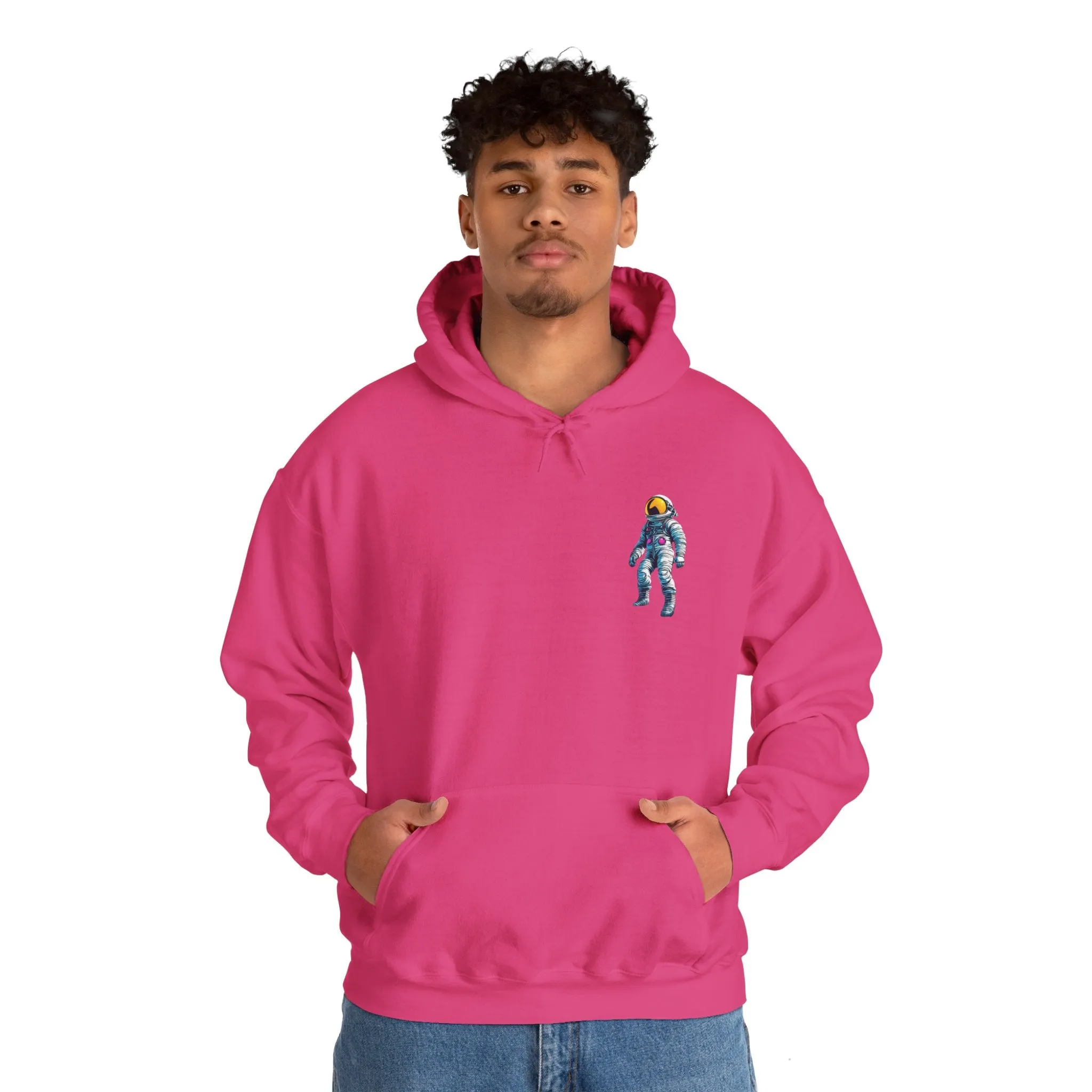 Just Jump Astronaut Spaceart Sci-Fi Hoodie