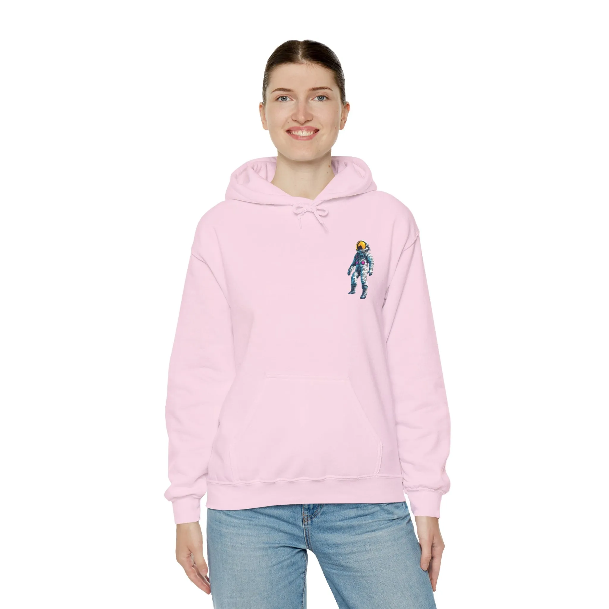Just Jump Astronaut Spaceart Sci-Fi Hoodie