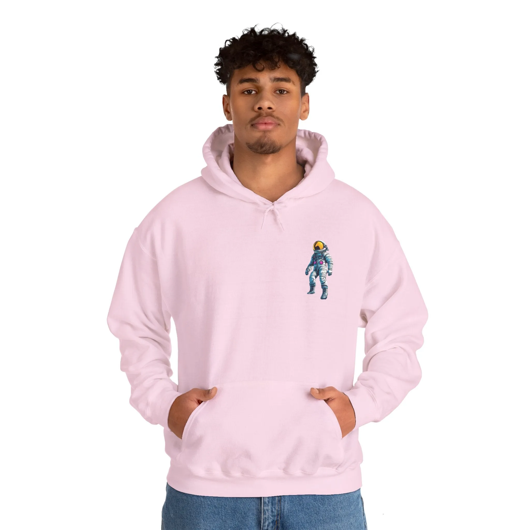 Just Jump Astronaut Spaceart Sci-Fi Hoodie