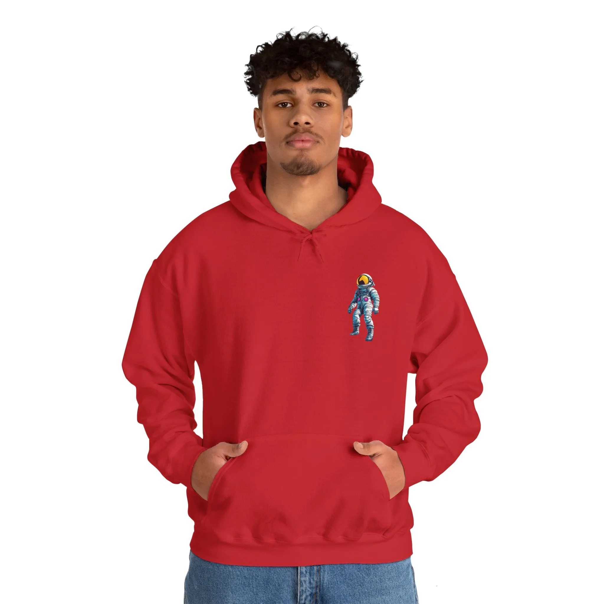 Just Jump Astronaut Spaceart Sci-Fi Hoodie