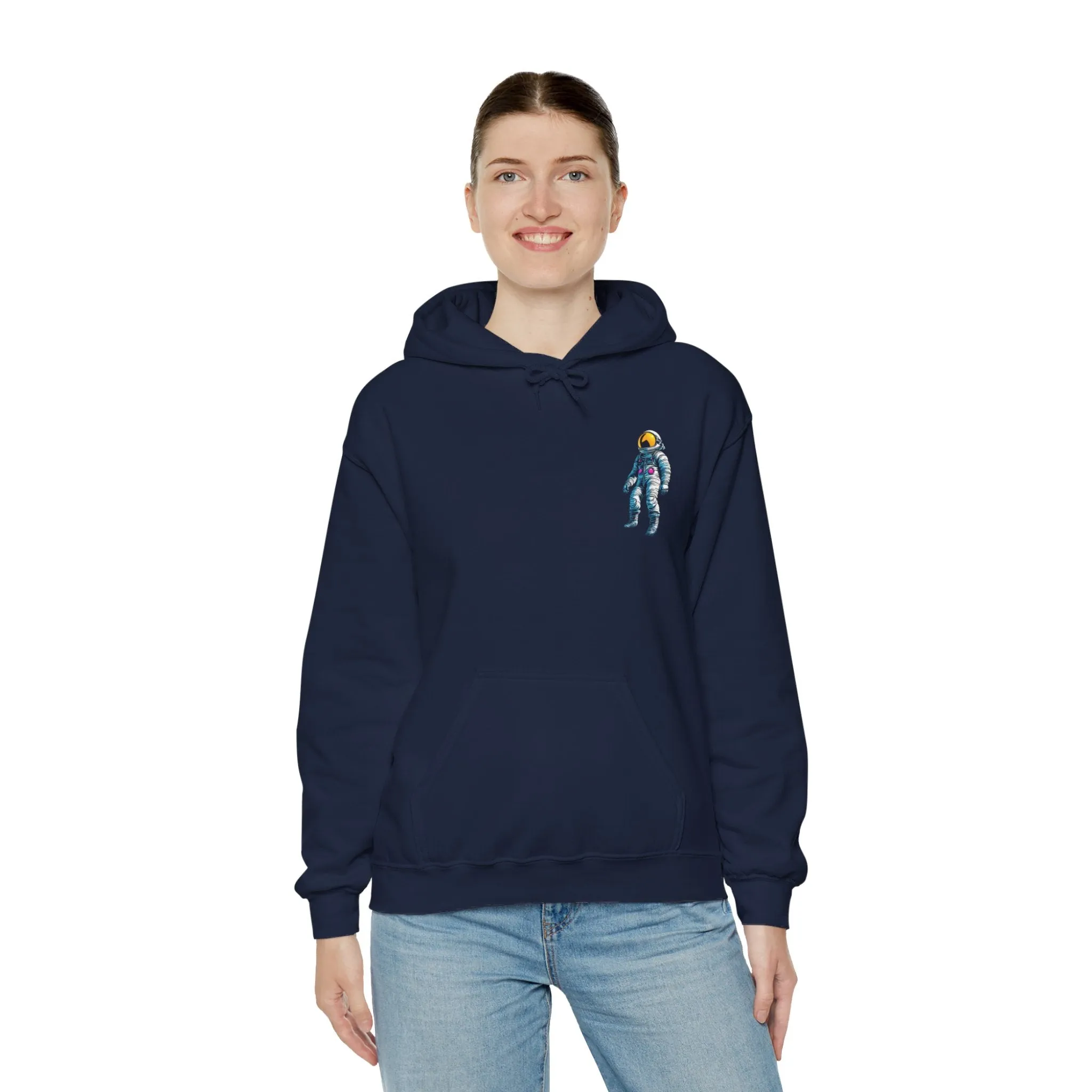 Just Jump Astronaut Spaceart Sci-Fi Hoodie