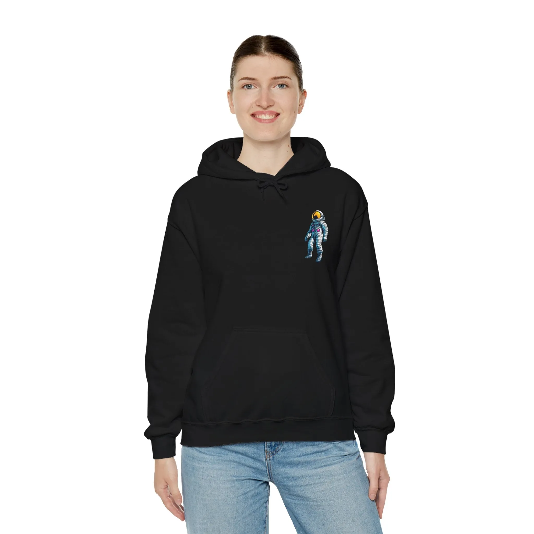 Just Jump Astronaut Spaceart Sci-Fi Hoodie